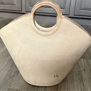 Portland Leather Cream Tote Bag